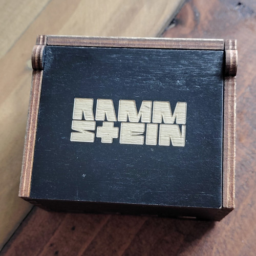 Rammstein holz spieluhr - rammstein, holz-spieluhr