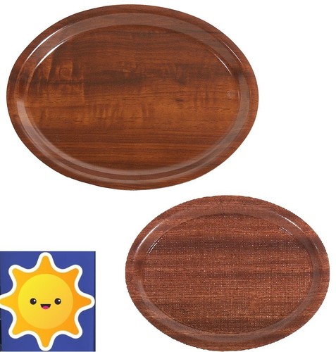 Serviertablett oval auch