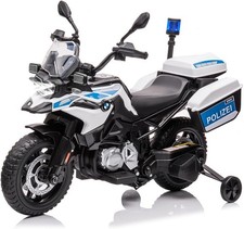 Polizei Kinder-Elektromotorrad