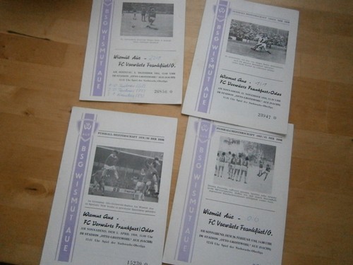 Programmhefte ddr oberliga - programmhefte,