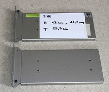 Rackwinkel 19“ Zoll drei Höheneinheiten 3HE (13,2 cm) Stahl Blech sehr stabil