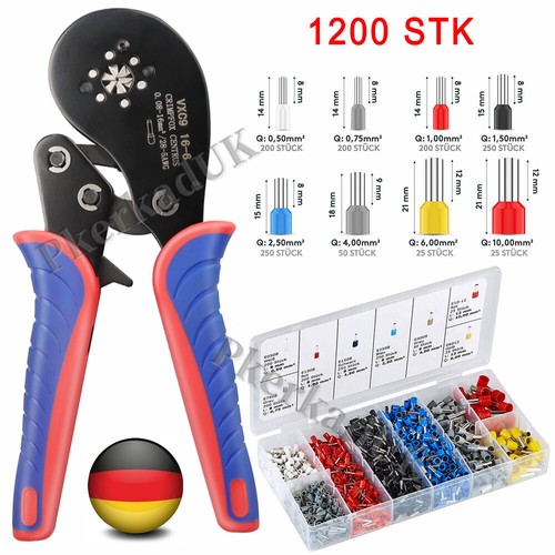 Crimpzange aderendhülsen set - crimpzange,