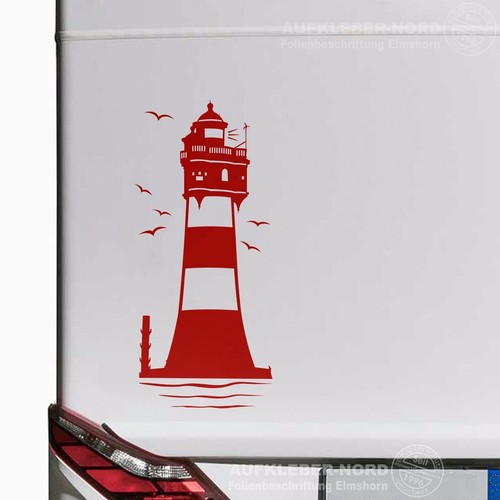 Autoaufkleber leuchtturm roter - autoaufkleber,