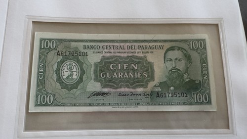Alter geldschein aus paraguay - alter,