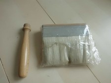 1 x Flach-Pinsel - helle -Borsten - Breite 120 mm Borstenlänge 65 mm