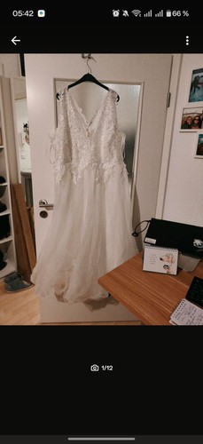 Weißes hochzeitskleid 50 - hochzeitskleid, gr.