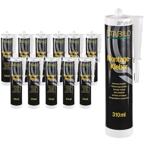 12x montagekleber - 12x,