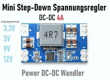 Spannungsregler DC-DC Wandler 4A Step Down Power Modul 3,3,5V,9V,12V Wandler