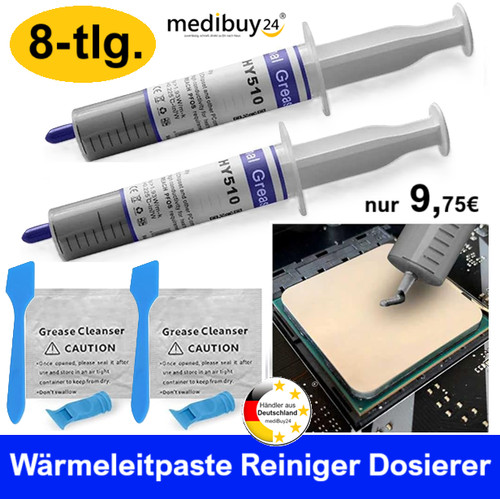Wärmeleitpaste 30g hy510 - 2x,