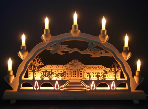 Schwibbogen 50cm schloss - schwibbogen,
