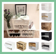 Holzkiste mit Mittelbrett