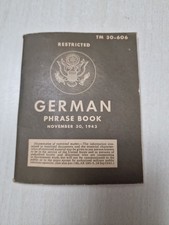 WW2 us army  LANGUAGE GUIDE