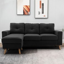 HOMCOM Ecksofa Eckcouch in