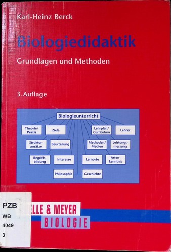 Biologiedidaktik grundlagen - biologiedidaktik, :