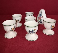 Villeroy &Boch Alt Strassburg 6x Eierbecher 1x Salzstreuer