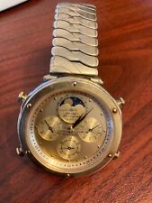 Seiko Chronograph Quarz Sports 100 Mondphase 7A48-7010 elastofix Armband