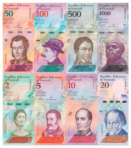Venezuela banknoten set - venezuela,