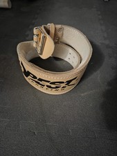 Gewichthebergürtel aus Leder,  Braun 70-100