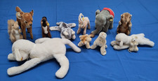 STEIFF Bieber+Elefant+Eichhörnchen+Löwe+Maus+Bambi+Steinbock+Katze+Seehund+Schaf