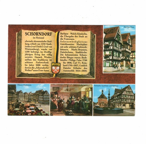 Ansichtskarte schorndorf im - ansichtskarte,