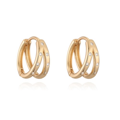 Creolen damen doppellagig - creolen,