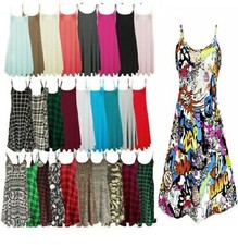 Damen schlichtes Cami Swing