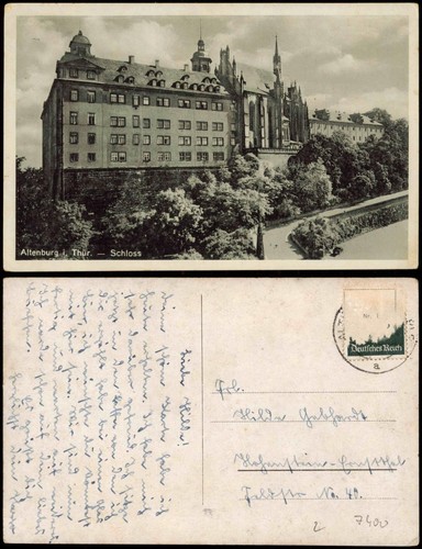 Ansichtskarte altenburg - ansichtskarte,