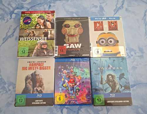 Blu ray konvolut steelbook - konvolut,