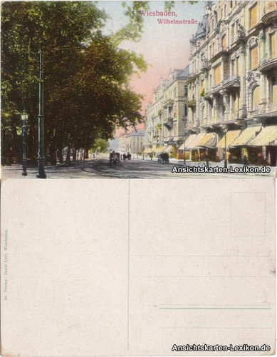 Ansichtskarte wiesbaden - ansichtskarte,
