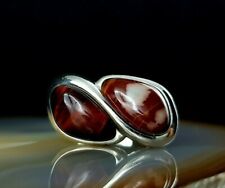 Ring Silber 925 Jaspis 17,8 mm - modern & massiv extravagant Farben silver