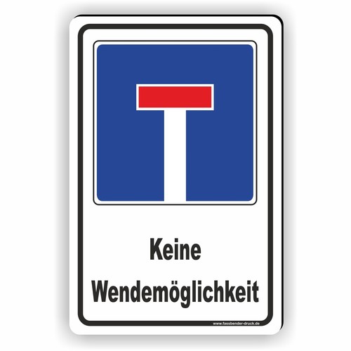 Sackgasse keine - -,