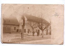 Foto Ak Burkersdorf 1919 Wohnhaus Personen