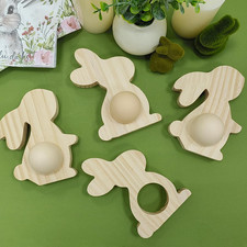Holzeierbecher Ostern 4er Set