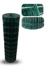 Maschendrahtzaun Maschinengeflecht Gartenzaun Länge:10m/25m Zaun Viereckgeflecht