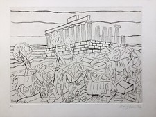 Eduard Bargheer Radierung  datiert 72 signiert