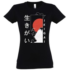 Damen T-Shirt Ikigai Japan