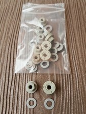 10 Kunststoffmuttern M6 PVC + 20 U-SCHEIBEN M6 PVC weich DDR