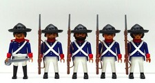5 X MEXIKANER SOLDAT Playmobil zu ALAMO Texas vs. Nordstaatler Custom - RAR !