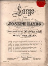 JAB4- Noten Joseph Haydn/ O