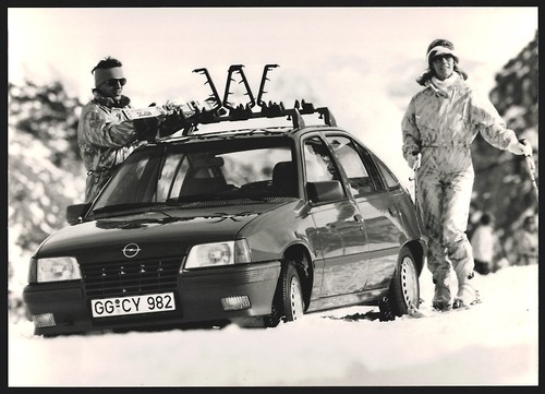 Fotografie opel schnee mit - opel, im