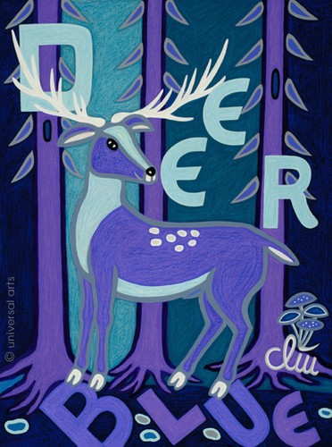 Jacqueline ditt blue deer - -,
