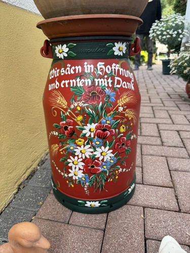 Milchkanne bauernmalerei - milchkanne,