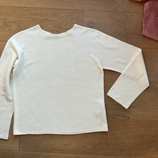 Kleiner Pulli UNIQLO,Cremeweiss Neu,GrXS(passt Bis M),100%Cotton,Fein gestrickt
