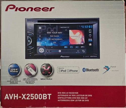 Pioneer avh x2500bt autoradio - avh-x2500bt,