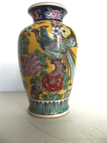 Vase chinesich blumen und - chinesich,