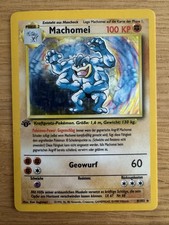 Pokémon Machomei Holo 1. Edition Deutsch