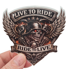 LIVE TO RIDE TO LIVE Skull