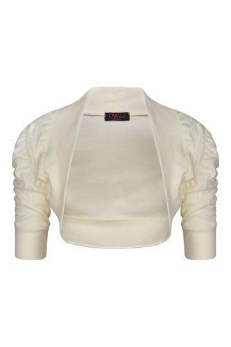 Bolero achselzucken geraffte - bolero,
