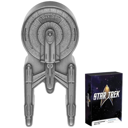 Silbermünze star trek - silbermünze, trek™