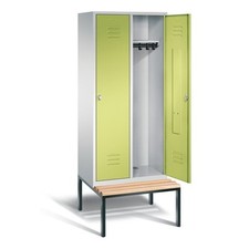 Stahl Spindschrank, Buche